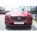 Накладка сплиттер на передний бампер на Mazda 6 GJ рестайл